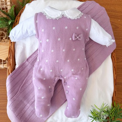  Saída de Maternidade Maria Alice Salopete - Lilás